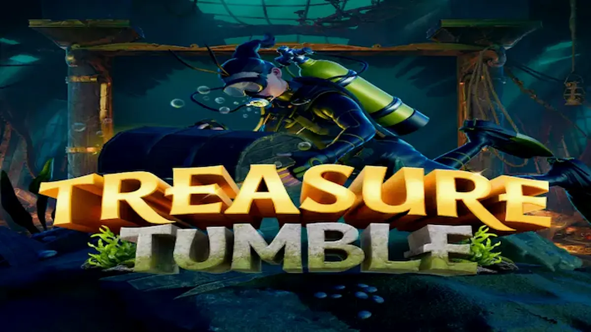 Isang underwater treasure hunt theme sa Treasure Tumble slot